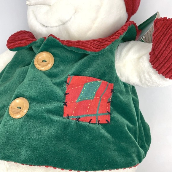 VTG NOS 1998 Snowden Plush Snowman Christmas 24” Commonwealth Target w/ Tags - Picture 13 of 15